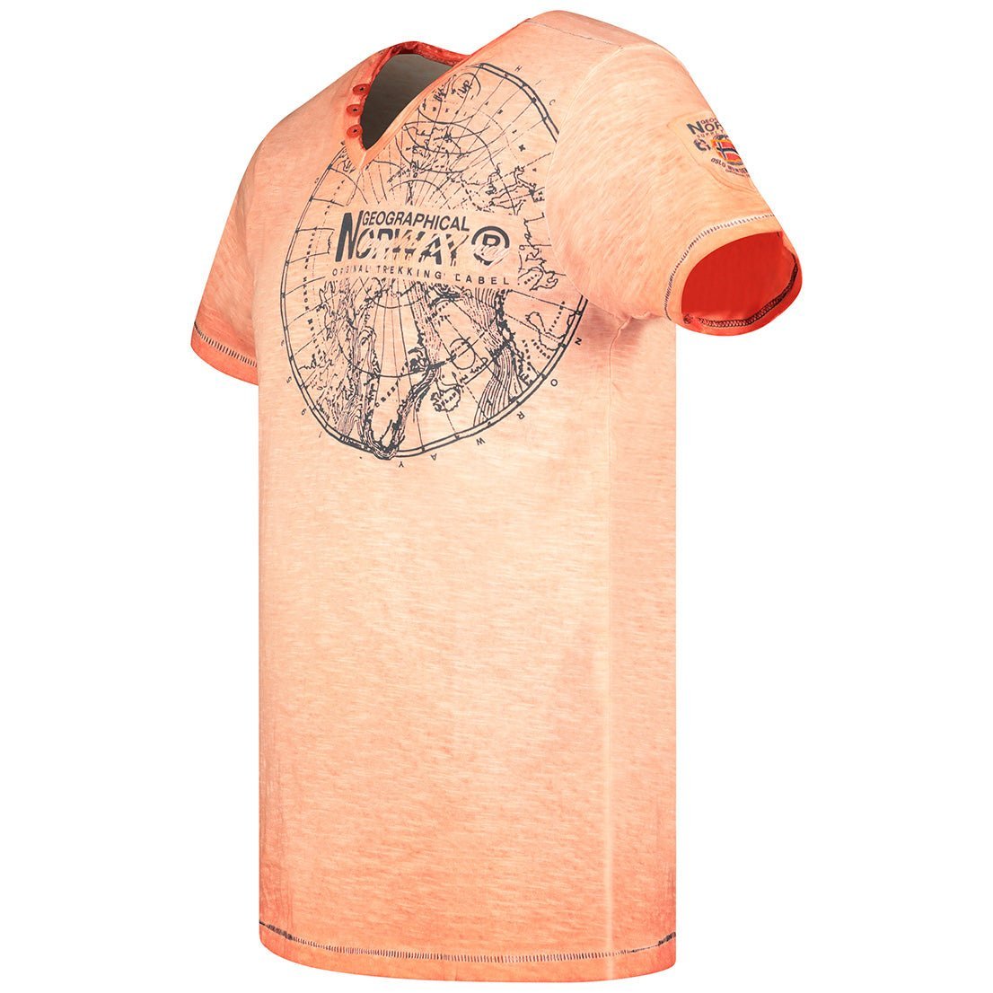 Geographical Norway Jimperable Uomo - T-shirt a maniche corte con scollo a V - Geographical Norway JIMPERABLE_MEN_BLEU_CIEL_M_SDB-JIMPERABLE_MEN_CORAIL_M_SDB-JIMPERABLE_MEN_BLANC_SDB-JIMPERABLE_MEN_BLUE_CIEL_L_SDB-JIMPERABLE_MEN_CORAIL_L_SDB-JIMPERABLE_MEN_WHITE_M_SDB-JIMPERABLE_MEN_BLUECIEL_XL_SDB-JIMPERABLE_MEN_CORAIL_XL_SDB-JIMPERABLE_MEN_WHITE_L_SDB-JIMPERABLE_MEN_CORAIL_XXL_SDB