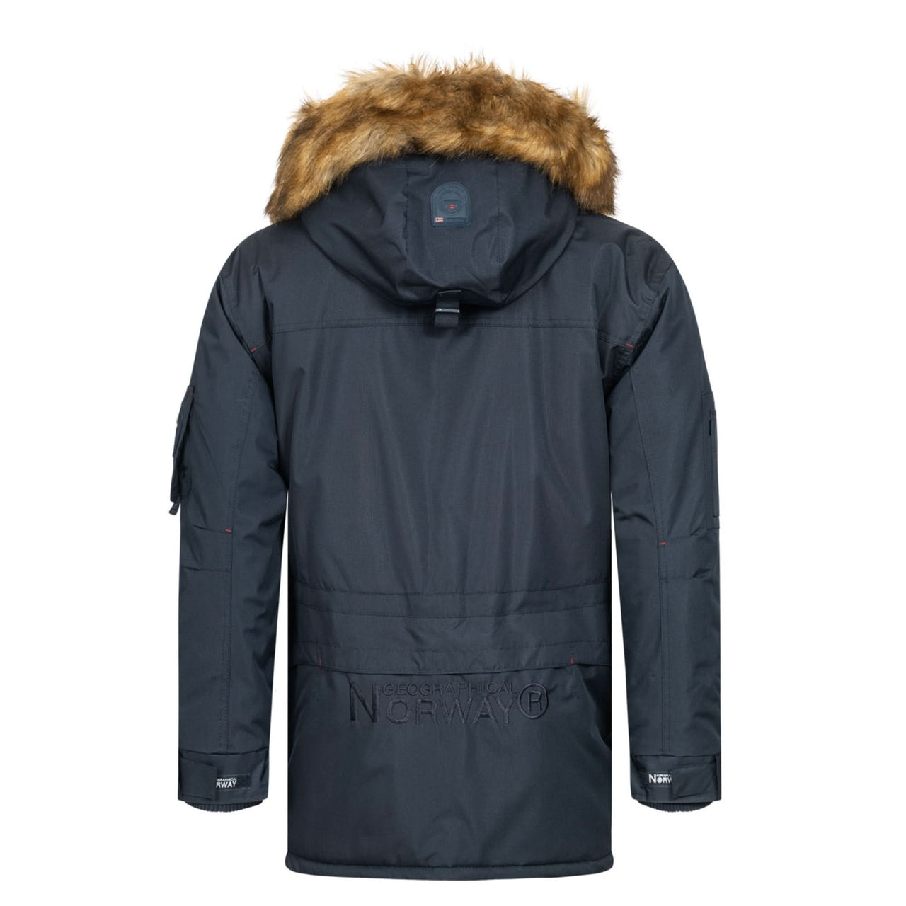 Parka Invernale Uomo Giacca Invernale Uomo Geographical Norway - Parka Caldo, Impermeabile, Con Cappuccio Staccabile The North Face Giacca - Foto 3