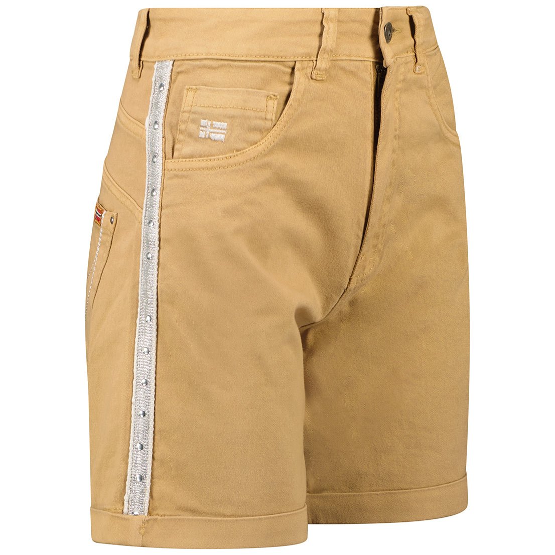 Geographical Norway Perlate Femme - Bermuda con tasche e bandiere - Geographical Norway PERLATE_LADY_BEIGE_SDB-PERLATE_LADY_BEIGE_M_SDB-PERLATE_LADY_BEIGE_L_SDB-PERLATE_LADY_BEIGE_XL_SDB-PERLATE_LADY_BEIGE_XXL_SDB-PERLATE_LADY_GREY_LIGHT_SDB-PERLATE_LADY_GREY_LIGHT_M_SDB-PERLATE_LADY_GREY_LIGHT_L_SDB-PERLATE_LADY_GREY_LIGHT_XL_SDB-PERLATE_LADY_GREY_LIGHT_XXL_SDB
