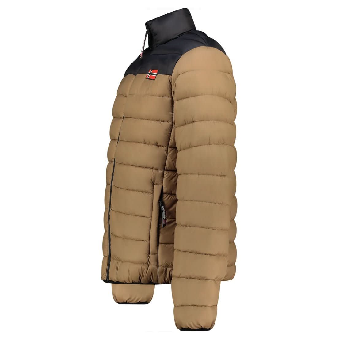 Geographical Norway AMIGOCLERC Uomo - Giacca trapuntata a contrasto - Geographical Norway - S Taupe