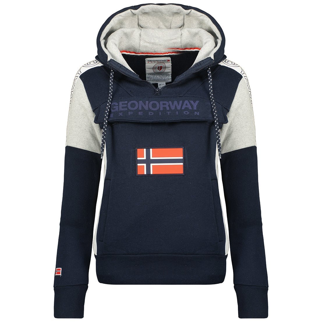 Geographical Norway Fago Donna - Felpa con cappuccio - Geographical Norway FAGO_LADY_NOIR_SDB-FAGO_LADY_MARINE_S_SDB-FAGO_LADY_GRIS_CLAIR_SDB-FAGO_LADY_ROUGE_SDB-FAGO_LADY_ROSE_FLASH_S_SDB-FAGO_LADY_NOIR_L_SDB-FAGO_LADY_MARINE_M_SDB-FAGO_LADY_GRIS_CLAIR_M_SDB-FAGO_LADY_RED_M_SDB-FAGO_LADY_ROSE_FLASH_M_SDB