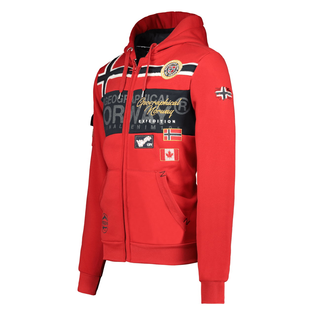 Geographical Norway Garadock Uomo - Felpa - Geographical Norway - S Rosso