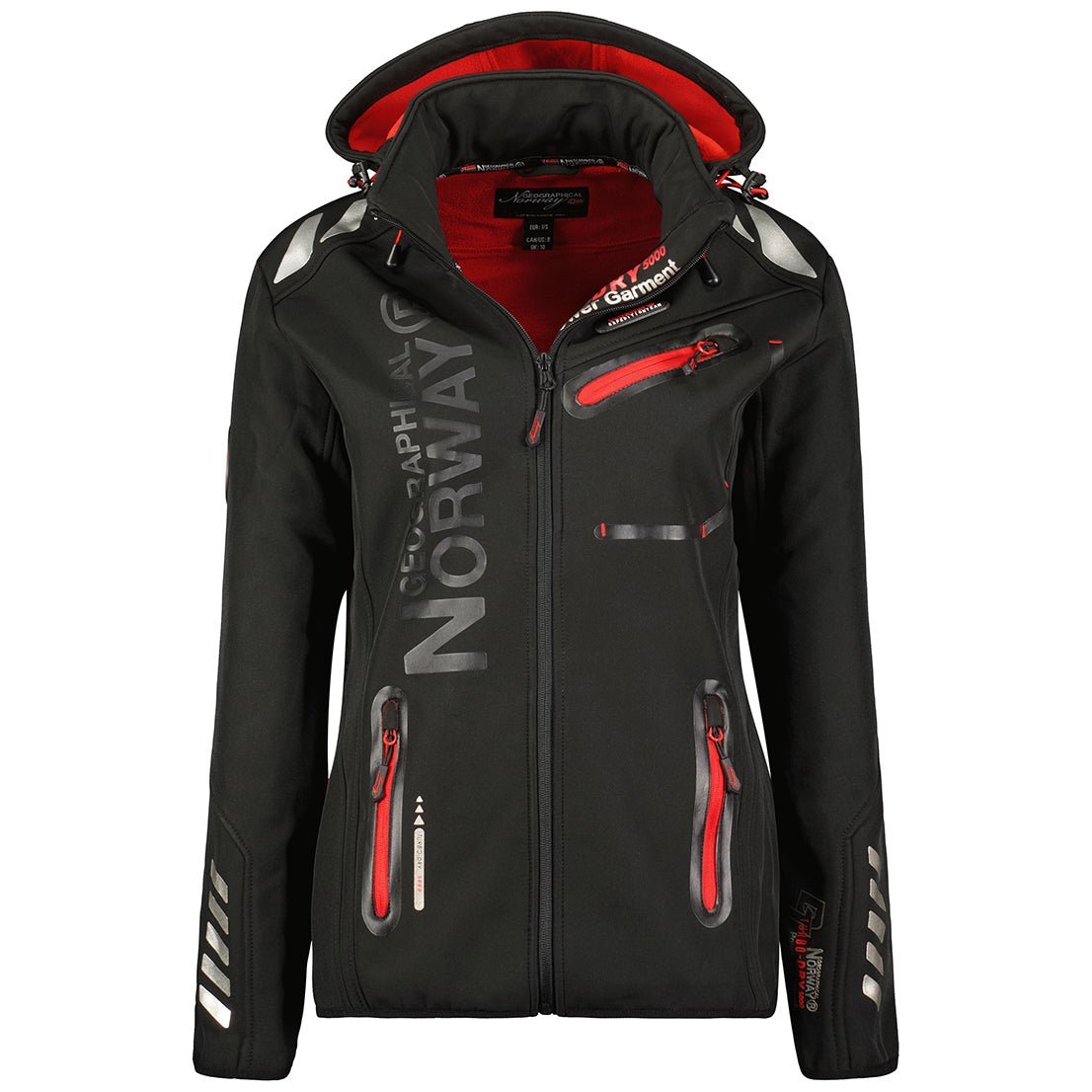 Geographical Norway Reine Femme - Softshell - Geographical Norway - S Nero Rosso