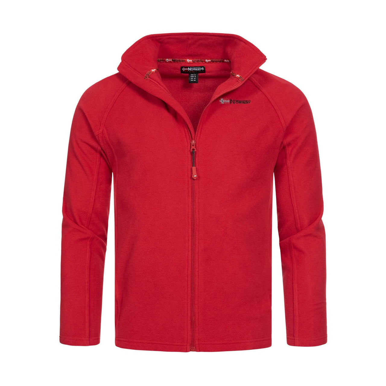 Geographical Norway Uomo Tug Fz - Micro - giacca in pile da uomo Rosso - Geographical Norway - S Rosso